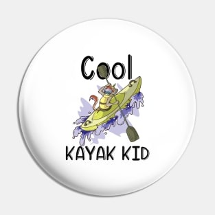 Kayak River Rafting Kids Gift Canoe Unicorn for Son Daughter Pin