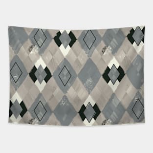 Watercolor Argyle Tapestry