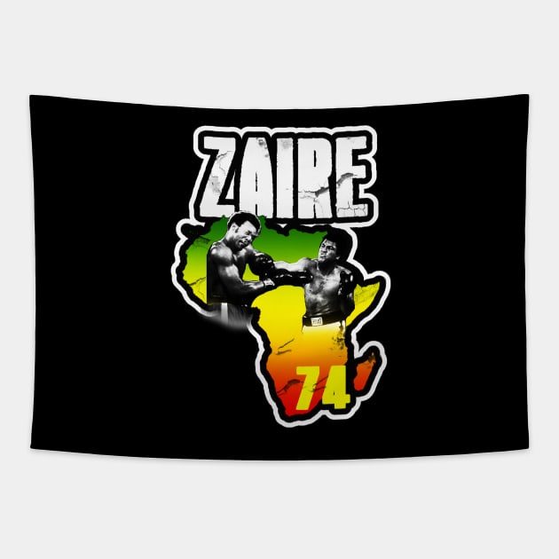 Zaire 74 Tapestry by NineBlack