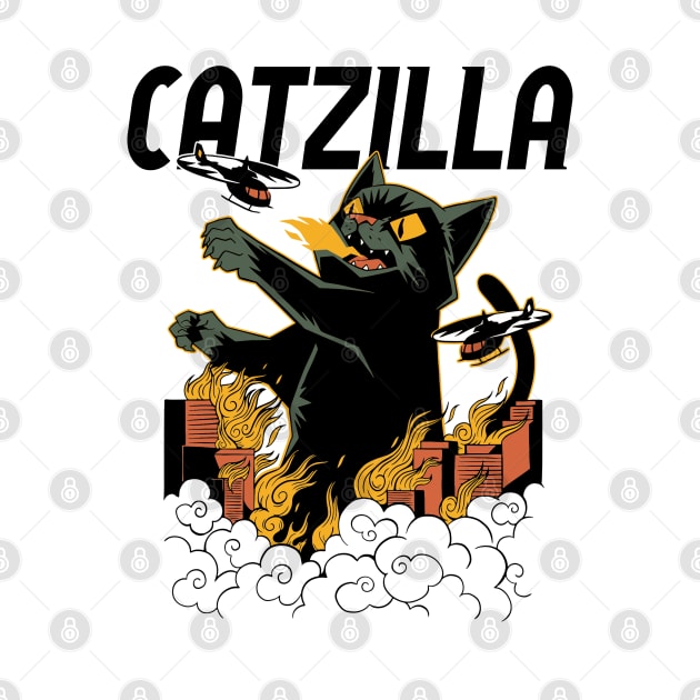 catzilla by ArtRoute02