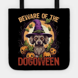 Fur-tastic Halloween Hound Dog Witch Costume Tote