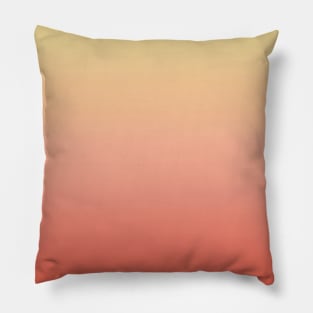 Orange Sunrise Gradient Pillow