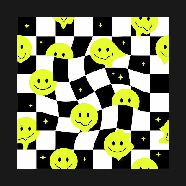 Checkered smiley by disturbingwonderland