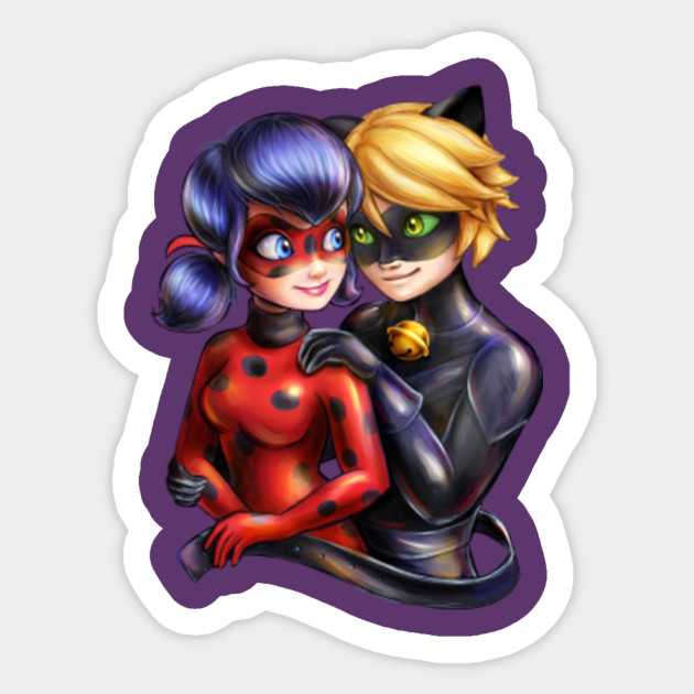 miraculous miraculous ladybug sticker teepublic