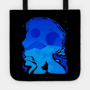 Paul Atreides on Arrakis, Double Exposure Minimalist Illustration Tote