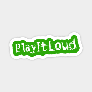 Nintendo "Play It Loud" White Logo Magnet