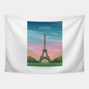 The Eiffel Tower at Dusk - Paris, France Tapestry