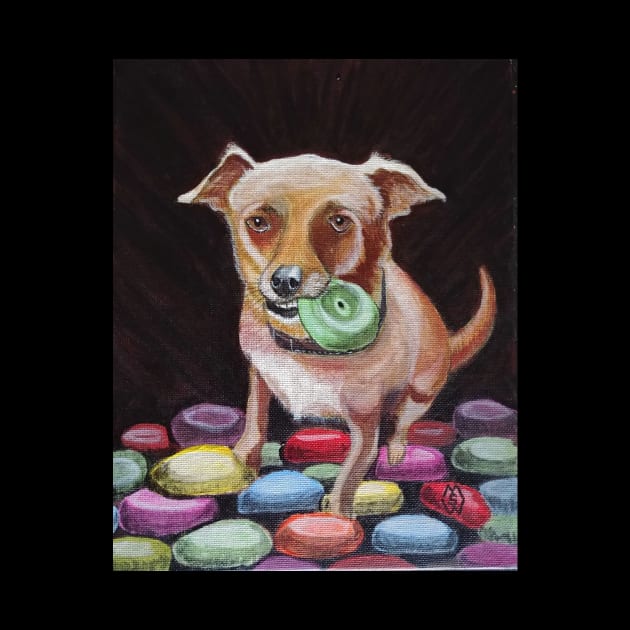 Let's Play Squeaky Ball by Matt Starr Fine Art