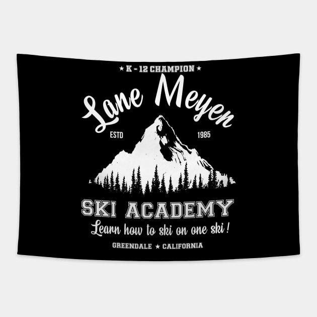 Lane Meyer Ski Academy Tapestry by Selfish.Co