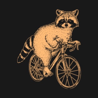 Cycling Cute Racoon T-Shirt