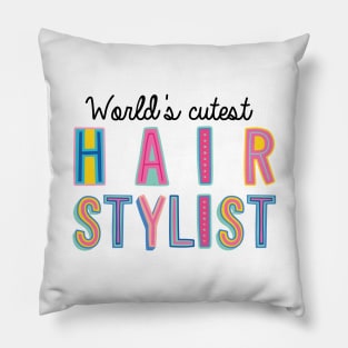 Hair Stylist Gifts | World's cutest Hair Stylist Pillow