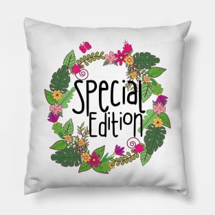 Special Edition_Black Text Pillow