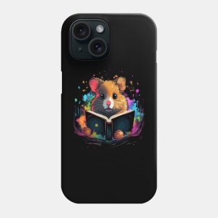 Hamster Reads Book Phone Case