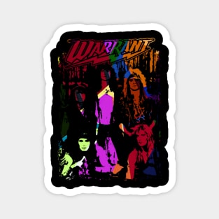 Warrant - Wpap vintage Magnet