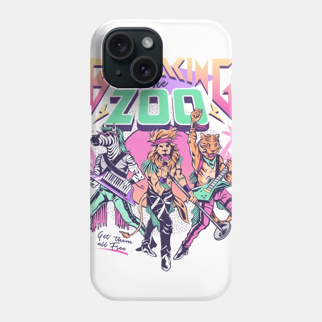 Breaking the Zoo Phone Case by Ilustrata