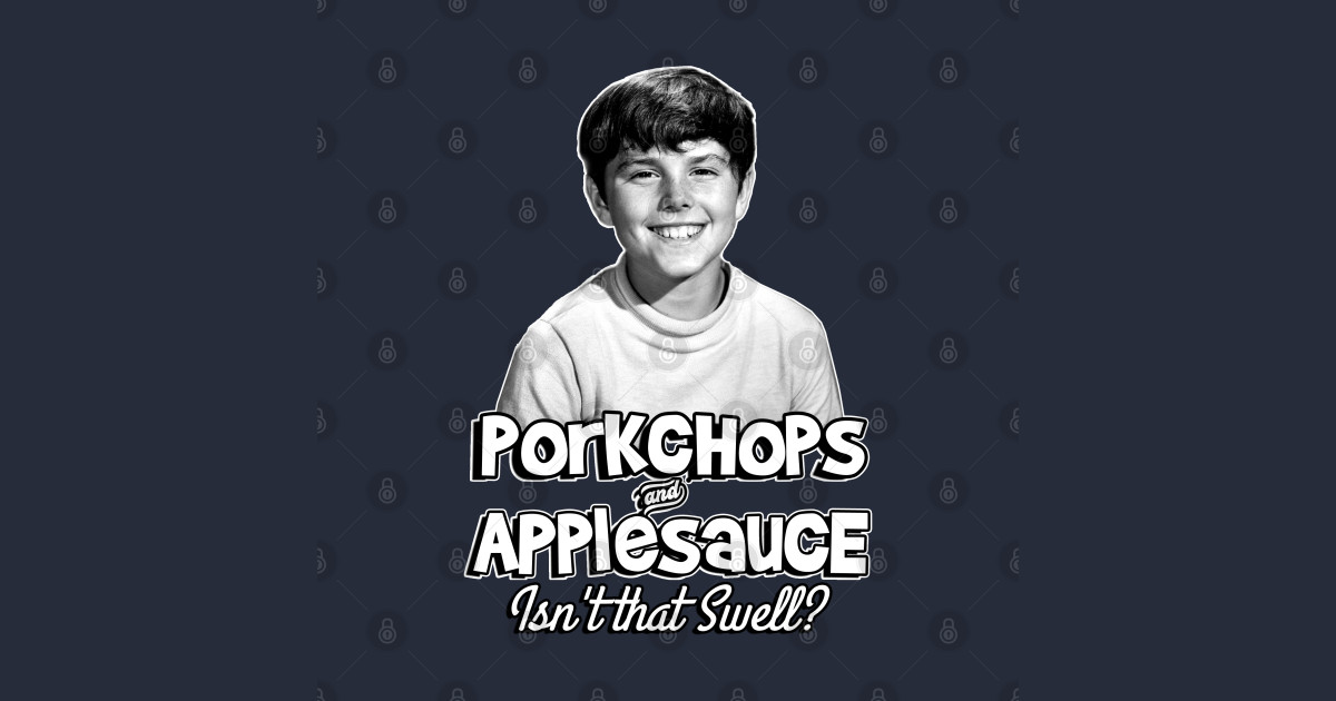 Porkchops and Applesauce The Brady Bunch Mask TeePublic