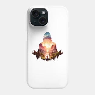 Christian Tshirt Design Siluet Jesus Christ Phone Case