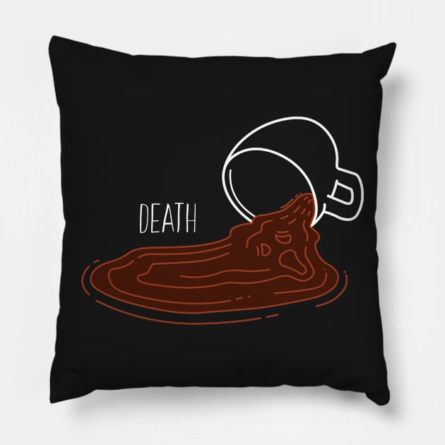 Inner Death... Pillow by Yellowkoong