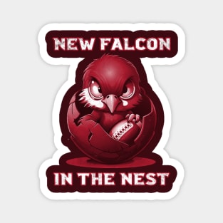 New falcon in the nest Magnet