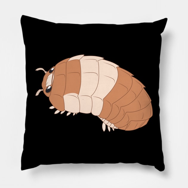 Red Panda Isopod Pillow by TwilightSaint