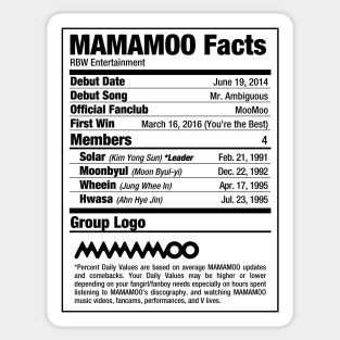 Mamamoo MOOMOO Tie Dye Rainbow Fandom Name  Sticker for Sale by SugarSaint