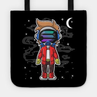 Hiphop Astronaut Solana Coin To The Moon Crypto Token Cryptocurrency Wallet Birthday Gift For Men Women Kids Tote