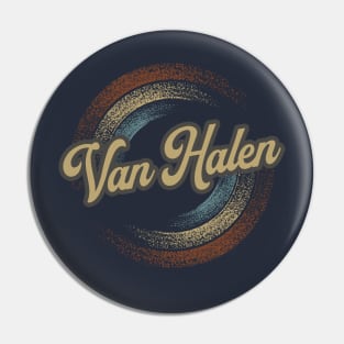 Van Halen Circular Fade Pin