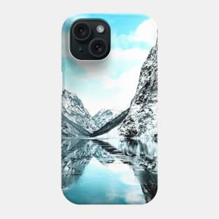 Fjords - Ice mountain Phone Case