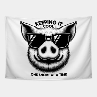 Snout So Cool - Keeping it Cool,  One Snort at a Time Tapestry