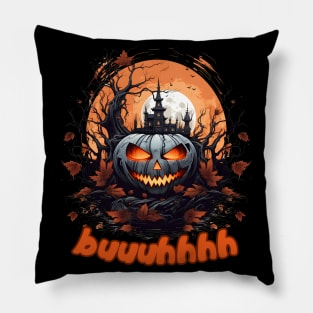 Buuhhhh-Halloween Haunt Pillow