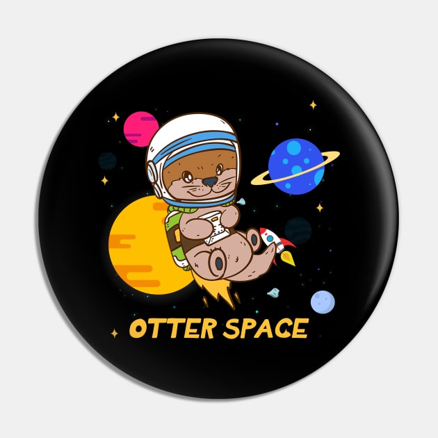 Otter Space Pin by NotoriousMedia