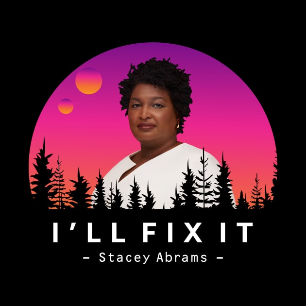 stacey abrams by neira