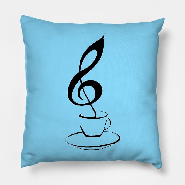 Musical coffee Pillow by DarkoRikalo86