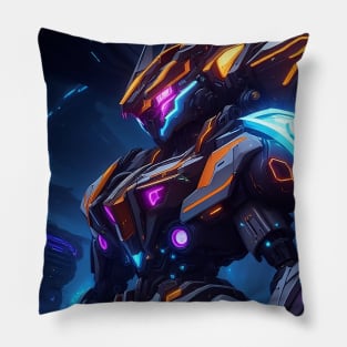 Mecha Renaissance Pillow