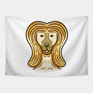 Afghan hound dog Tapestry