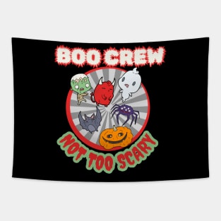 Retro Vintage Halloween. The Little Boo Crew. Not Too Scary Tapestry