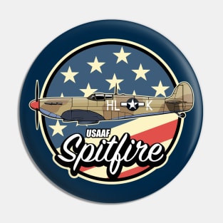 USAAF Spitfire Pin