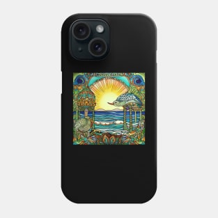 California drawing Phone Case