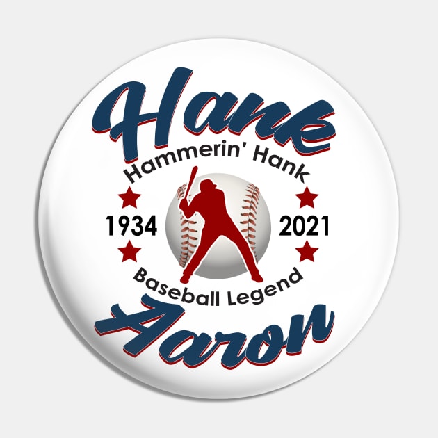 Hank Aaron Pin by Myteeshirts