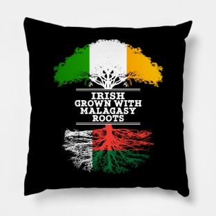 Irish Grown With Malagasy Roots - Gift for Malagasy With Roots From Madagascar Pillow