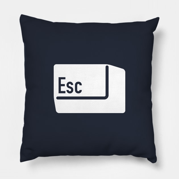 Esc Pillow by hypokondriak