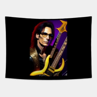 Rockstar steve vai graphic design artwork Tapestry