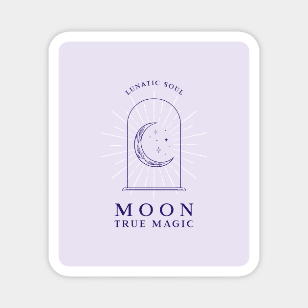 Lunatic Soul | Moon True Magic Magnet by AladdinHub