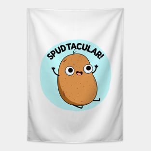 Spud-tacular Cute Pototo Spud Pun Tapestry