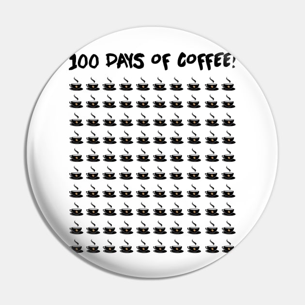 100 Days Of School Cute T-shirt Pin by KsuAnn