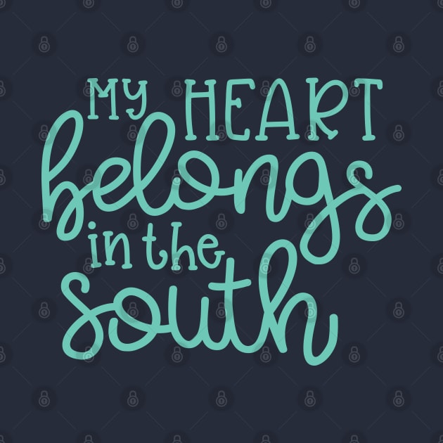 My Heart Belongs in the South Southern Cute by GlimmerDesigns