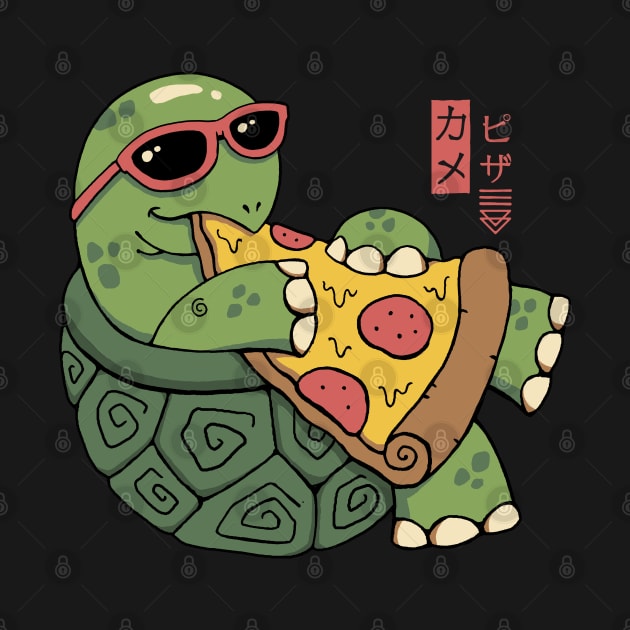 Pizza Turtle by Vincent Trinidad Art