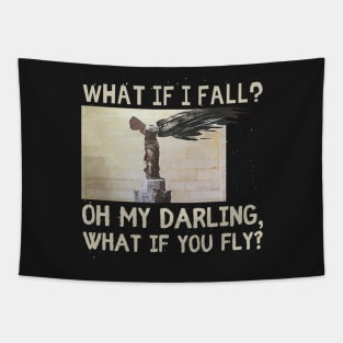 With your wings Tapestry