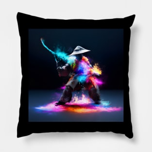 Samurai Warrior Version 1 Pillow