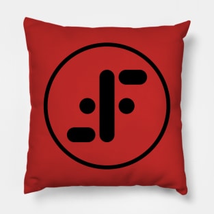 V The Visitors (Black) Pillow